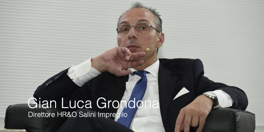 Gian Luca Grondona Direttore HR&O Salini Impregilo