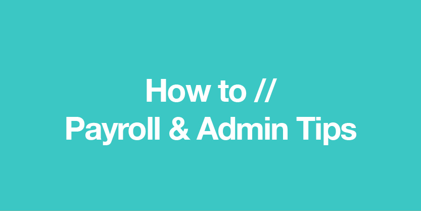 Payroll & admin